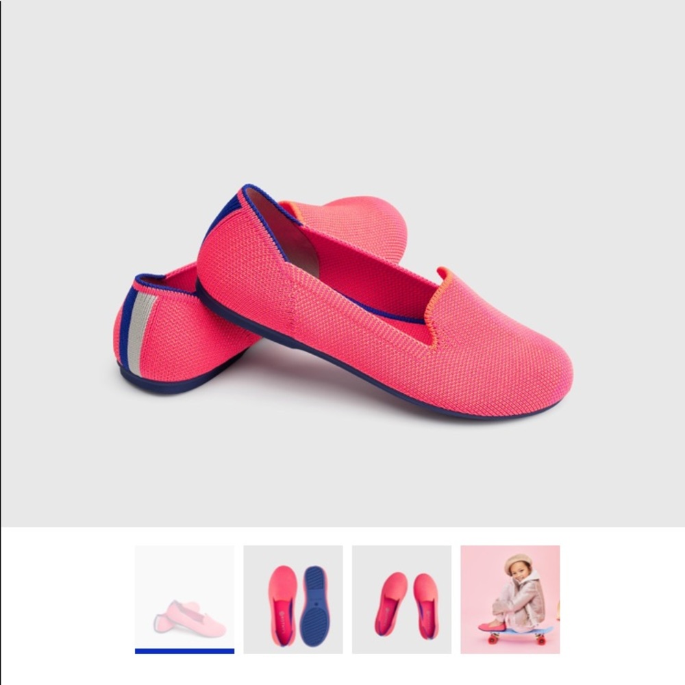 Rothy’s kids: flamingo loafer size 1